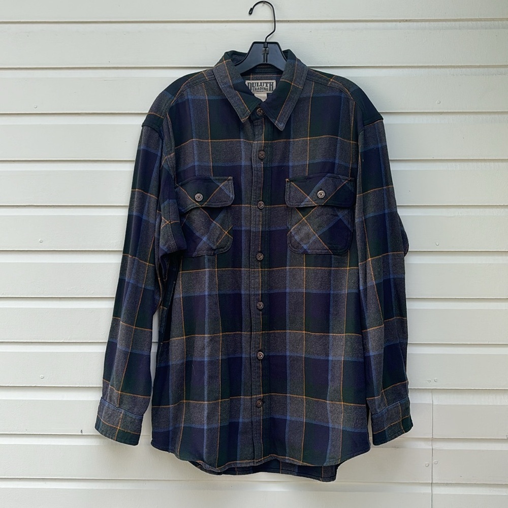 Duluth Long Sleeve Flannel Shacket Shirt